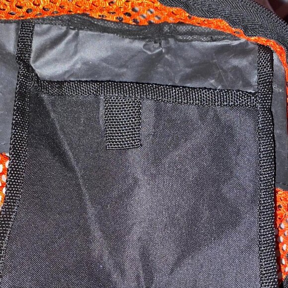 Fluorescent Orange Mesh Backpack - Picture 4 of 4